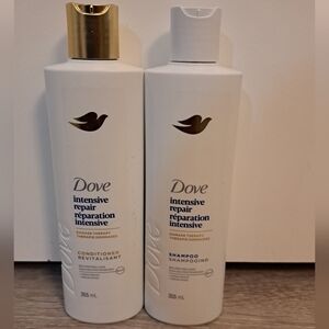 New Dove Intensive Repair Shampoo and Conditioner Set. 355ml X 2